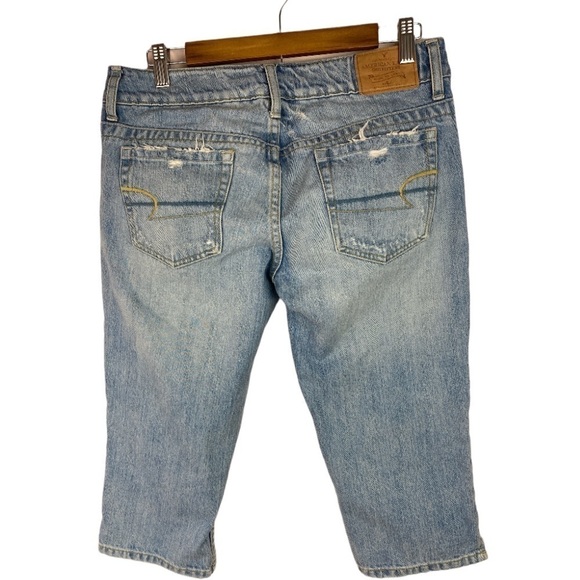 American Eagle Distressed Cropped Artist Jeans - Picture 2 of 5